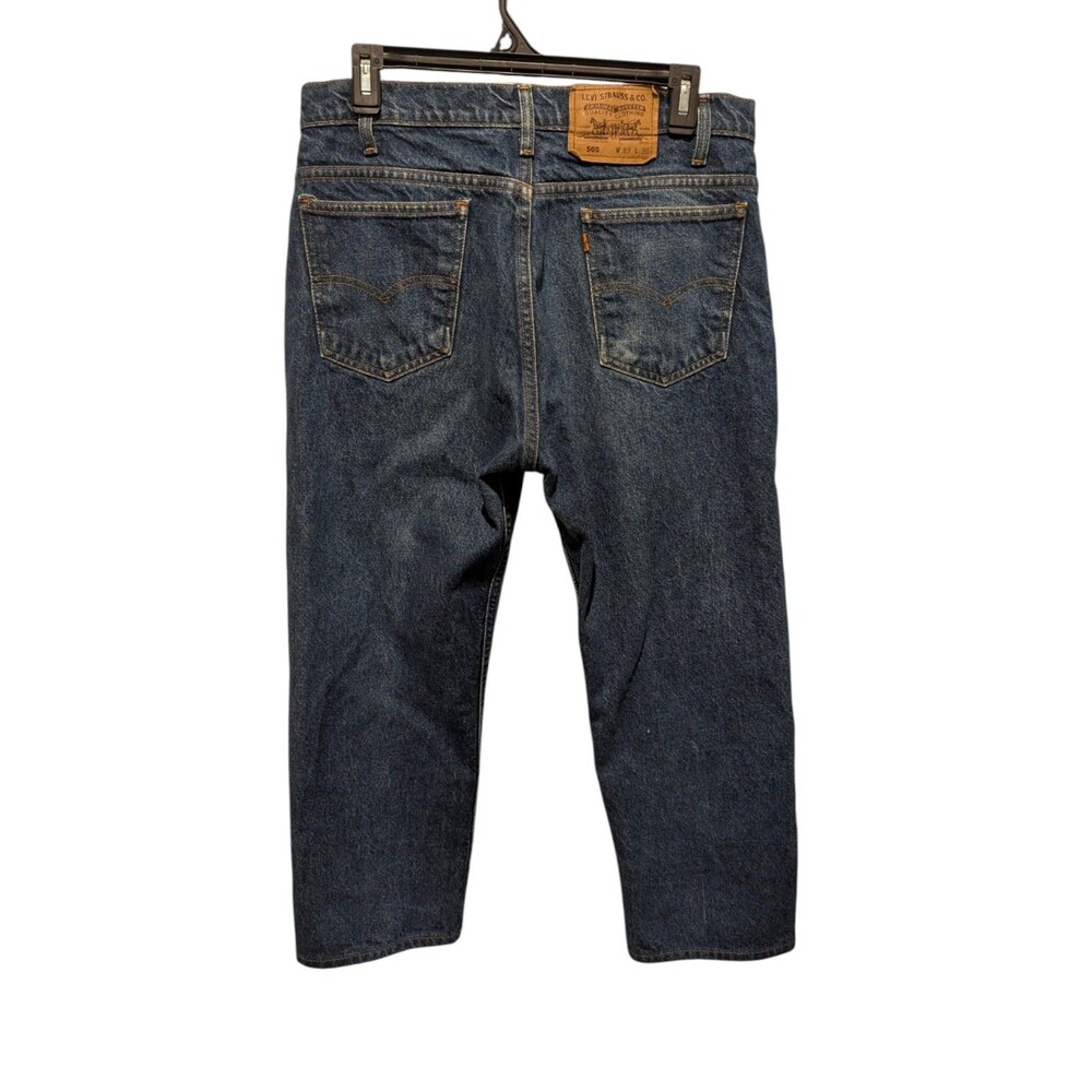 Vintage Levis 505 Orange Tab Jeans Mens 33x24 Straight Leg USA 90s READ - Picture 6 of 14